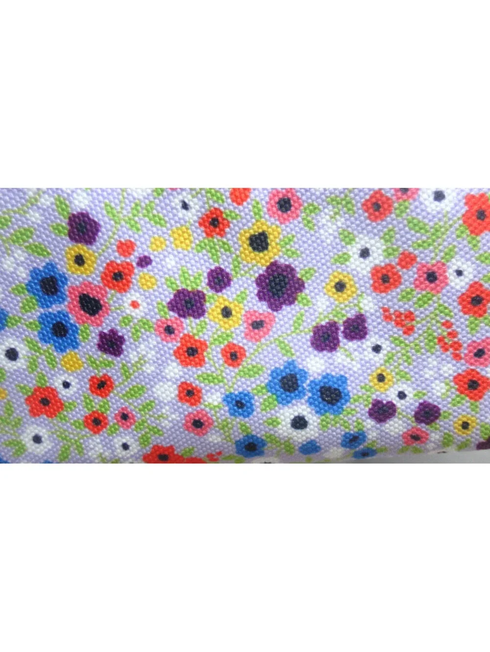 Bienali Small Canvas Cosmetic makeup Pouch Storage Bag Daisy Floral NEW